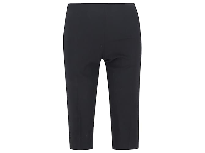 Pantaloni 3/4 Totême in lana nera Nero