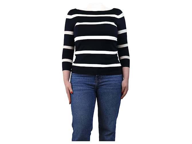 Ralph Lauren Top a righe blu navy - taglia M