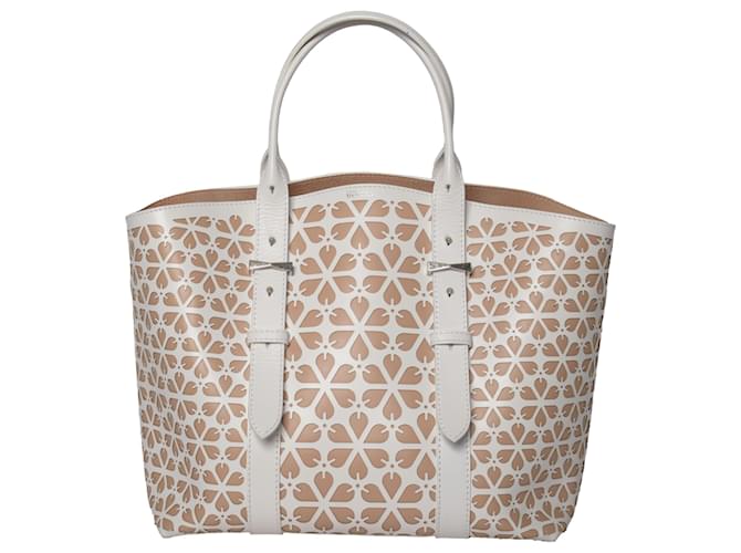 Alexander Mcqueen Borsa Legend in pelle di vitello ritagliata Bianco