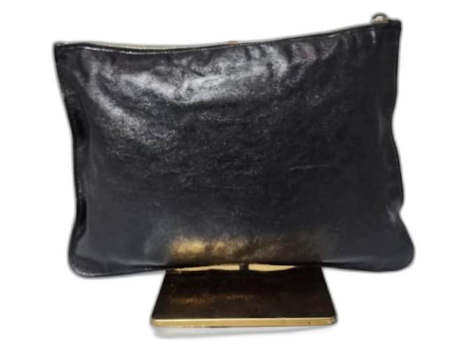 ALEXANDER MCQUEEN Legend Clutch Nero