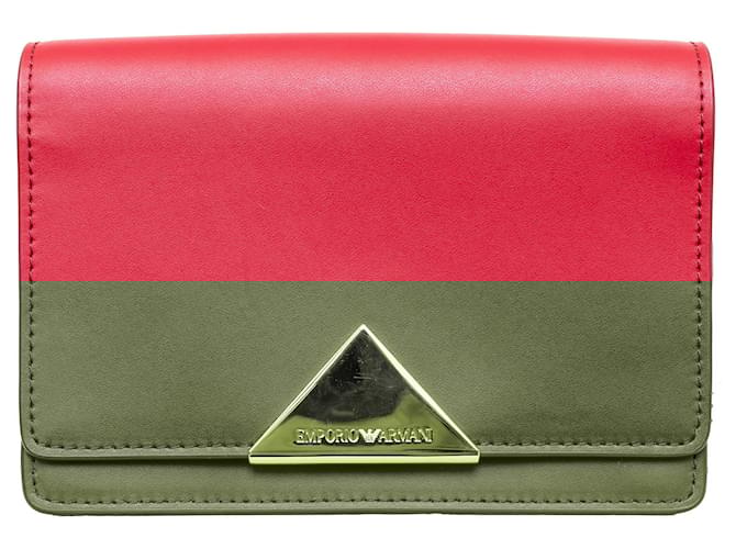 Borsa a tracolla mini Sling Emporio Armani - '10s Rosso