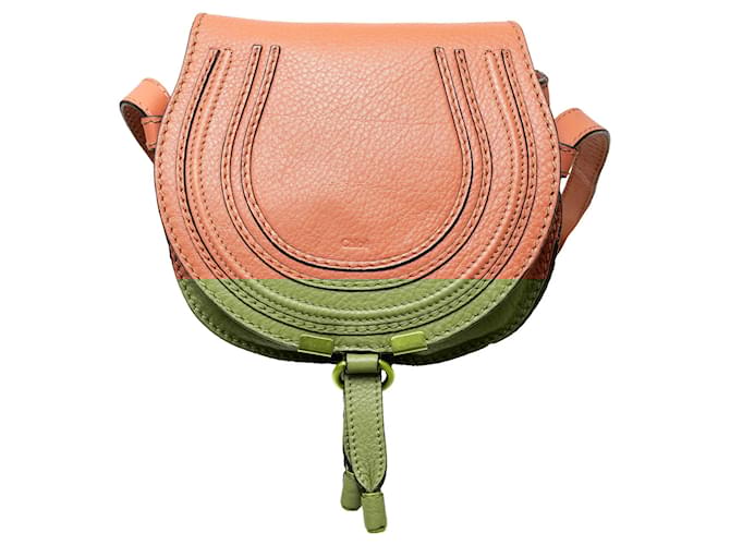 Borsa a tracolla Chloé Marcie Mini - Anni '20 Rosa