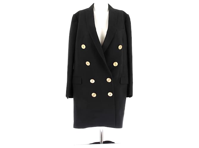 Cappotti LANVIN T.FR 42 Poliestere Nero