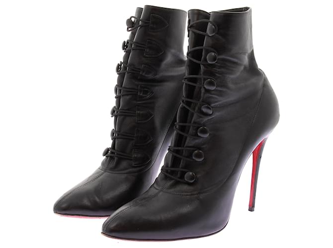 Stivaletti CHRISTIAN LOUBOUTIN T.EU 40 Pelle Nero