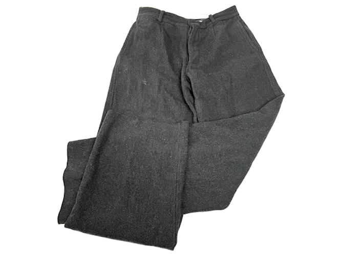 Pantaloni in lana vintage Dolce & Gabbana neri 46/S Nero