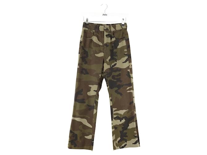 Maison Martin Margiela Pantaloni di cotone Cachi