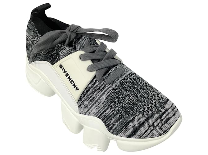 Sneakers basse in maglia nera / bianca Givenchy Nero