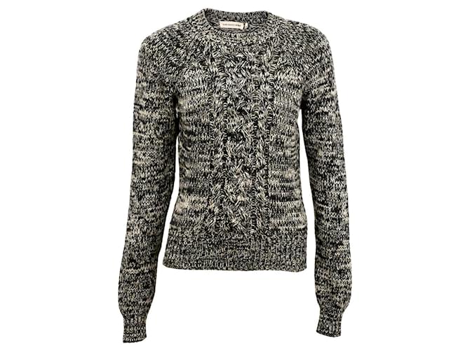 Isabel Marant Etoile Maglione in lana intrecciato Isabel Marant Étoile taglia S Nero Crudo