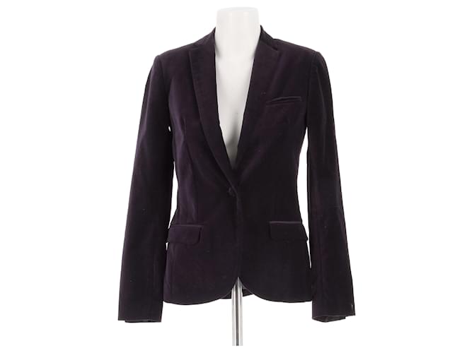 ZADIG & VOLTAIRE Giacche T.FR 36 Cotone Porpora