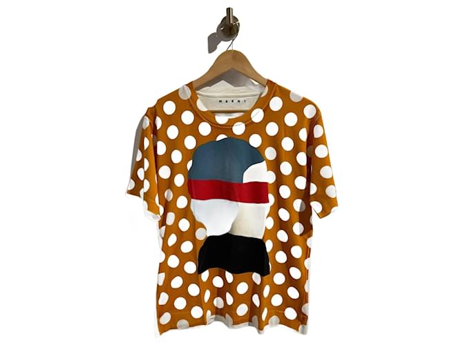 MARNI Top T.Internazionale S Cotone Arancione