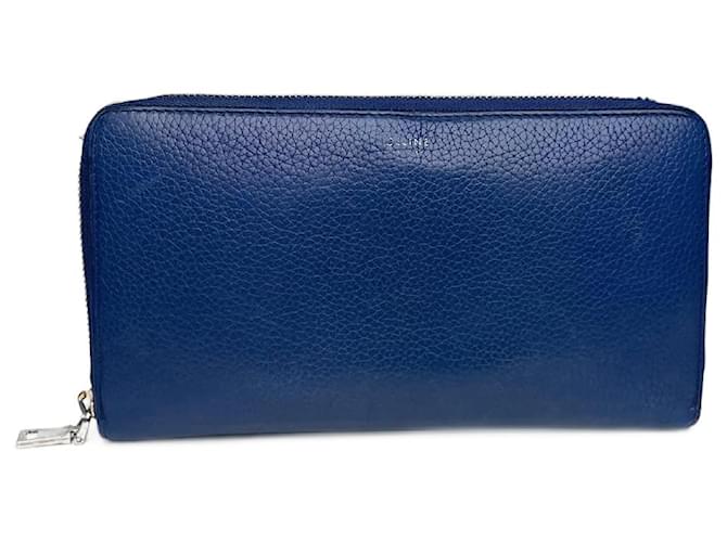 Céline Portafoglio in pelle vintage Celine blu Blu navy