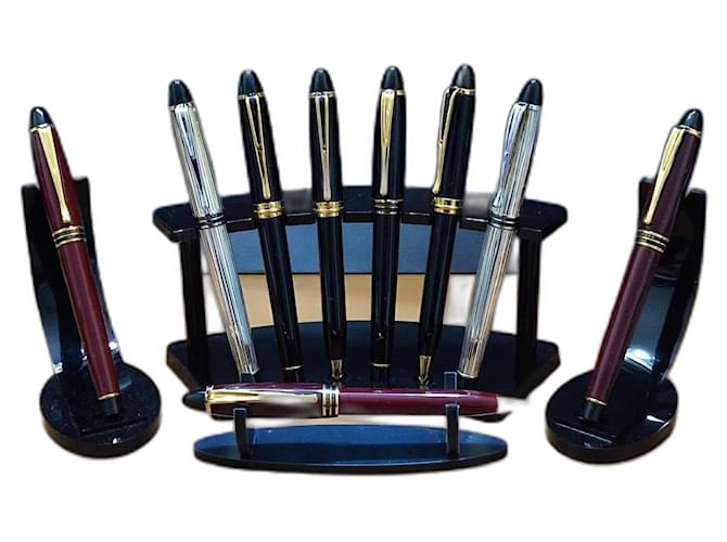 Autre Marque ■PARURE 9 PENNE AURORA■ Nero Argento Bordò