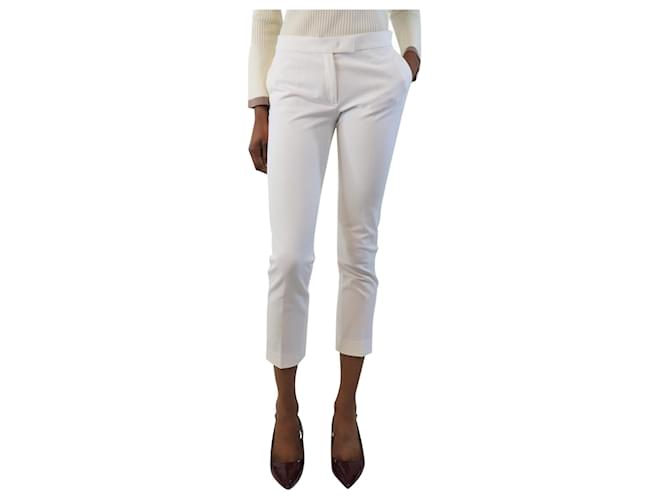 Joseph Pantaloni bianchi a sigaretta - taglia UK 6 Bianco