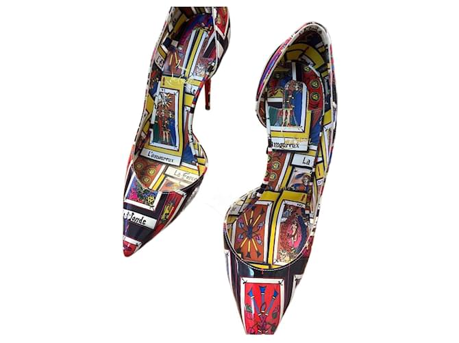 Christian Louboutin Iriza 100 "Tarocchi" Multicolore