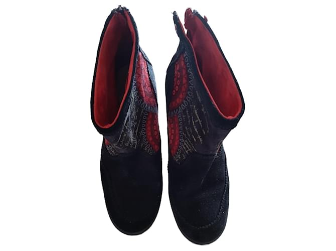 Desigual Ankle Boots Nero