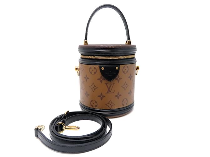 Borsa a mano donna Louis Vuitton Cannes Marrone Nero