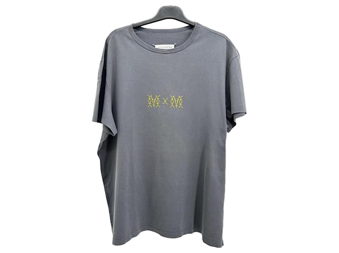 MAISON MARTIN MARGIELA T-shirt T.International L Cotone Grigio