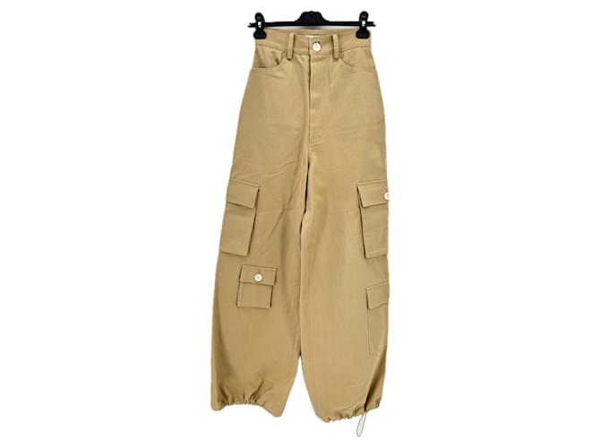 Autre Marque THE FRANKIE SHOP Pantaloni T.International XS Cotone Marrone