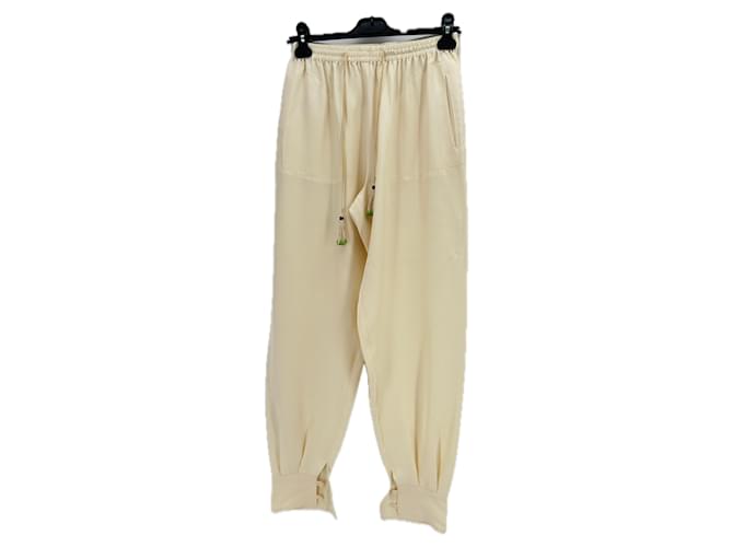 Pantaloni ETRO T.IT 40 Seta Crudo