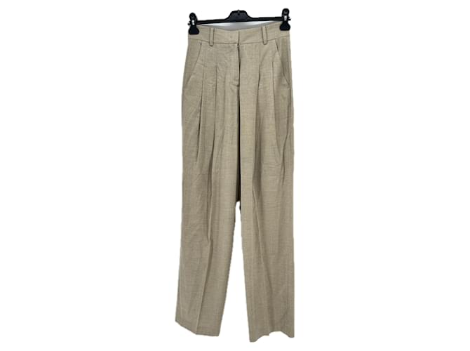 Autre Marque THE FRANKIE SHOP Pantaloni T.International XS Viscosa Marrone