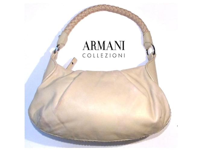 Giorgio Armani Armani Collezioni borsa a spalla Crema