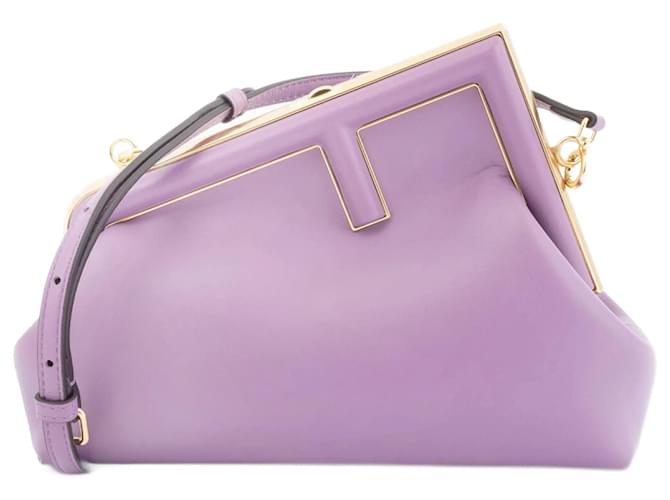 Borsa a Spalla Fendi First Small Porpora