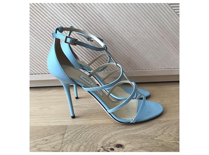 Sandali JIMMY CHOO T.EU 39 Pelle Blu