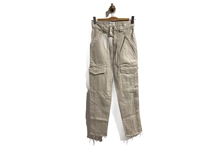 ISABEL MARANT ETOILE Jeans T.FR 34 Cotone Beige