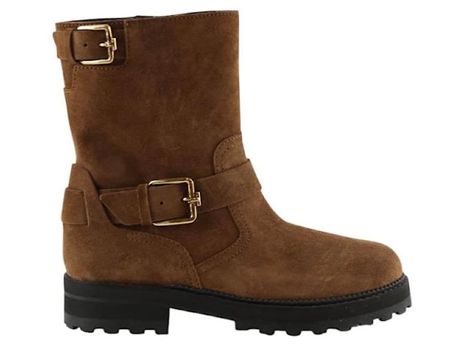 Tod's Stivali in camoscio Marrone