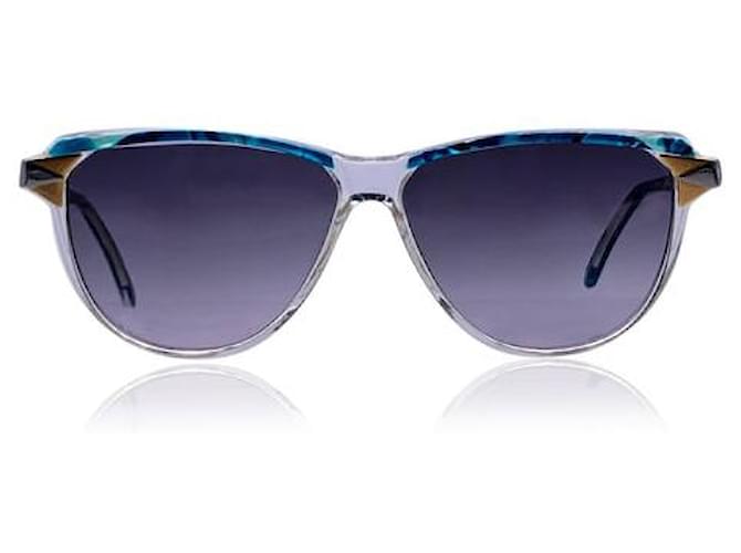 Occhiali da sole in plastica vintage Fendi Blu