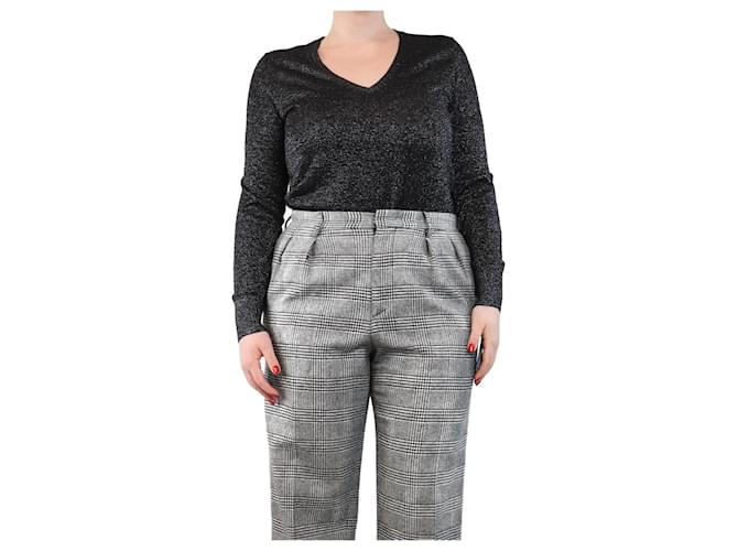 Joseph Maglione v-neck lurex nero - taglia L