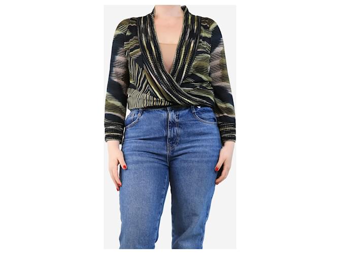 Missoni Maglione a righe multicolore - taglia UK 12