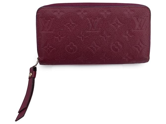 Zippy Louis Vuitton Portafoglio lungo con zip in pelle Monogram Empreinte viola Porpora