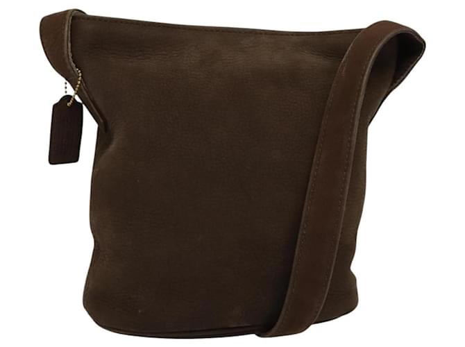 Borsa a Spalla Coach in Pelle Marrone Auth bs24024