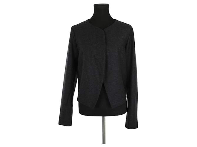 Agnès b. Giacca di lana Grigio antracite