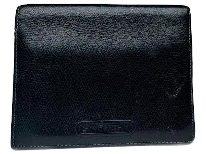 Portafoglio in pelle vintage Givenchy nero