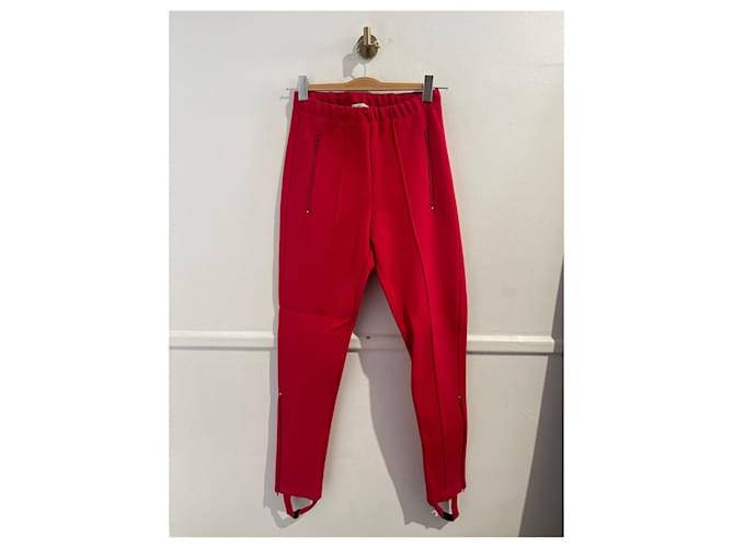 Pantaloni BALENCIAGA T.International XS Viscosa Rosso