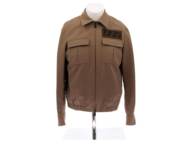 Giacca FENDI T.IT 48 Poliestere Marrone