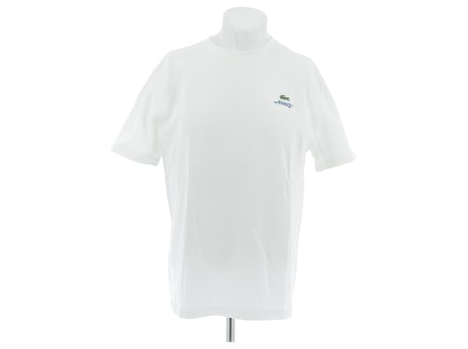 T-shirt LACOSTE T.International M Cotone Bianco