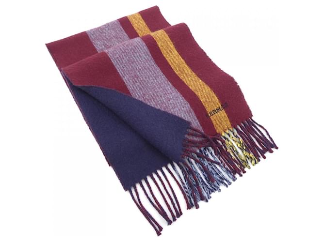 Hermès Stola in cashmere rosso Hermes