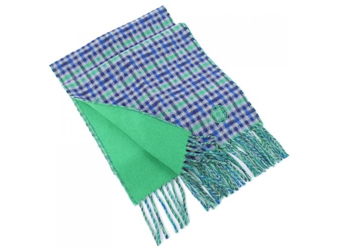 Stola in cashmere Hermès Marrone Verde Porpora