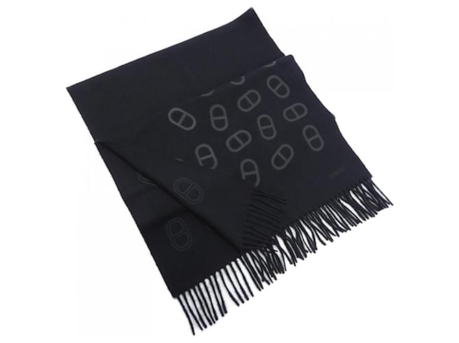 Hermès Stola in cashmere nero Hermes