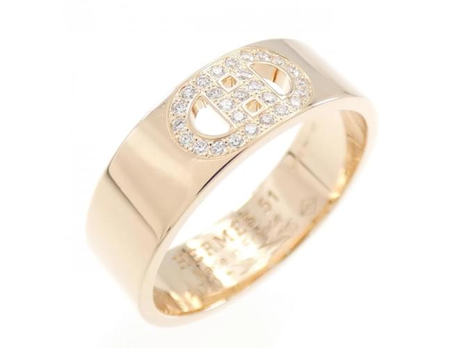 Ring Hermès Anello a fascia Hermes H d'Ancre