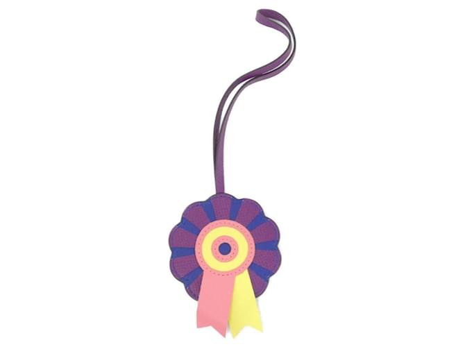 Charm per Borsa Hermès Blu Multicolore Porpora