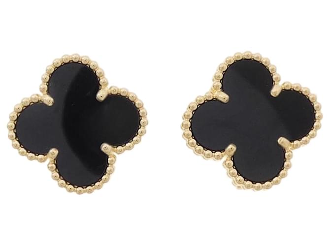 Orecchini a perno Vintage Alhambra di Van Cleef & Arpels D'oro