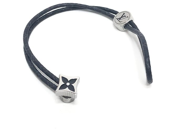 Bracciale Catch It M8111 di Louis Vuitton Nero Argento