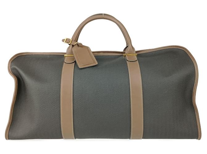Alfred Dunhill Borsa Boston in pelle marrone Dunhill
