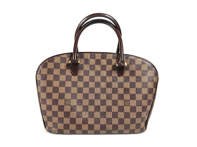 Borsa orizzontale Damier Saria di Louis Vuitton Marrone Damier ebene
