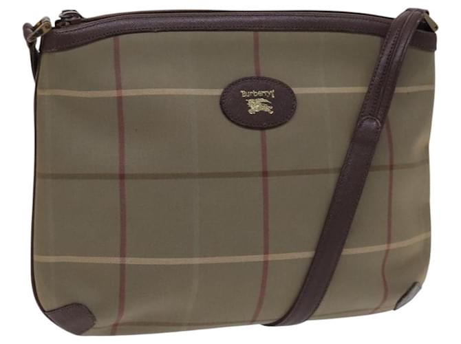 Autre Marque Borsa a Spalla Burberrys Nova Check in Tela Beige Auth bs23892