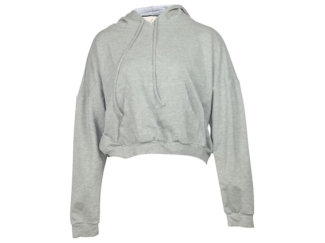 Autre Marque Hoodie Prevu in cotone grigio
